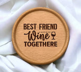Best Friend Wine SVG Design SVG